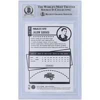 Jalen Suggs Orlando Magic Autographed 2021-22 Panini NBA Hoops #210 Beckett Fanatics Witnessed Authenticated 10 Rookie Card with "2021 #5 Pick" Inscription