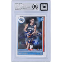Jalen Suggs Orlando Magic Autographié 2021-22 Panini NBA Hoops #210 Beckett Fanatics A Été Témoin Authentifié 10 Rookie Card avec l'inscription "Go Magic"