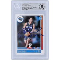 Jalen Suggs Orlando Magic Autographié 2021-22 Panini NBA Hoops #210 Beckett Fanatics A Été Témoin De La Carte Rookie Authentifiée Avec L'inscription "2021 #5 Pick"
