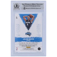Jalen Suggs Orlando Magic Autographié 2021-22 Panini Player of the Day #55 Beckett Fanatics Witnessed Authenticated 10 Rookie Card