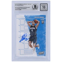 Jalen Suggs Orlando Magic Autographié 2021-22 Panini Player of the Day #55 Beckett Fanatics Witnessed Authenticated 10 Rookie Card