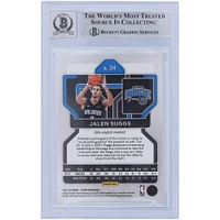 Jalen Suggs Orlando Magic Autographed 2021-22 Panini Prizm #314 Beckett Fanatics Witnessed Authenticated 10 Rookie Card with "2021 #5 Pick" Inscription