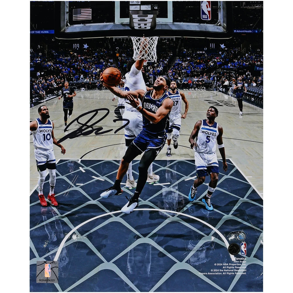 Jalen Suggs Orlando Magic Autographed 8" x 10" Reverse Layup Photograph