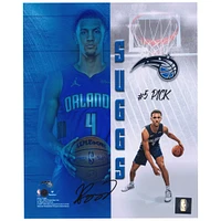 Photographie de 8" x 10" dédicacée par Jalen Suggs pour la séance photo des recrues du Orlando Magic