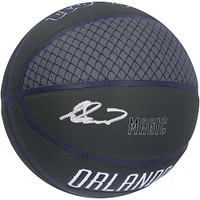 Ballon de basket-ball Wilson City Collector autographié par Jalen Suggs Orlando Magic noir édition 2022-2023