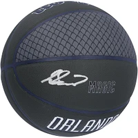 Ballon de basket-ball Wilson City Collector autographié par Jalen Suggs Orlando Magic noir édition 2022-2023