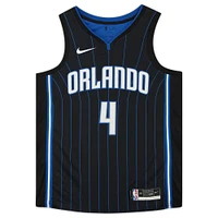 Jalen Suggs Orlando Magic Autographed Black Nike 2021 Swingman Jersey with "2021 #5 Pick" Inscription