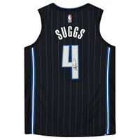 Jalen Suggs Orlando Magic Autographed Black Nike 2021 Swingman Jersey