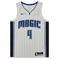 Jalen Suggs Orlando Magic Autographed Nike White Association Swingman Jersey