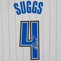 Jalen Suggs Orlando Magic Autographed Nike White Association Swingman Jersey