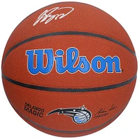 Jalen Suggs Orlando Magic Autographed Wilson Team Logo Basketball