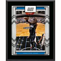 Plaque de joueur sublimée de Jonathan Isaac Orlando Magic 10,5" x 13"
