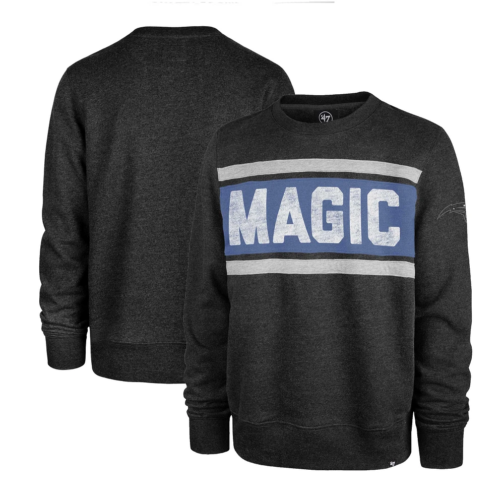 Sweat-shirt '47 Heather Black Orlando Magic Tribeca Emerson pour homme