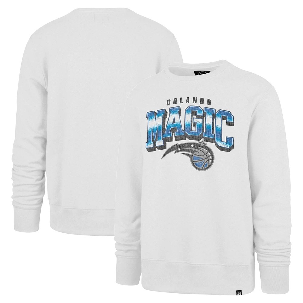 Men's '47 White Orlando Magic Spotlight Headline Pullover Sweatshirt