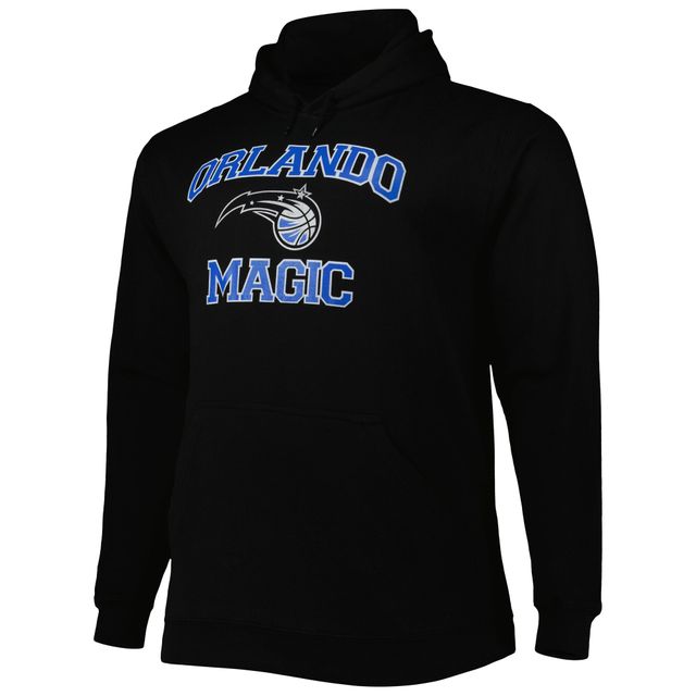 Sweat à capuche noir Orlando Magic Big & Tall Heart Soul pour homme