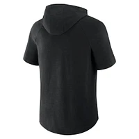 Men's Fanatics Black Orlando Magic Pass Legend Raglan Hoodie T-Shirt