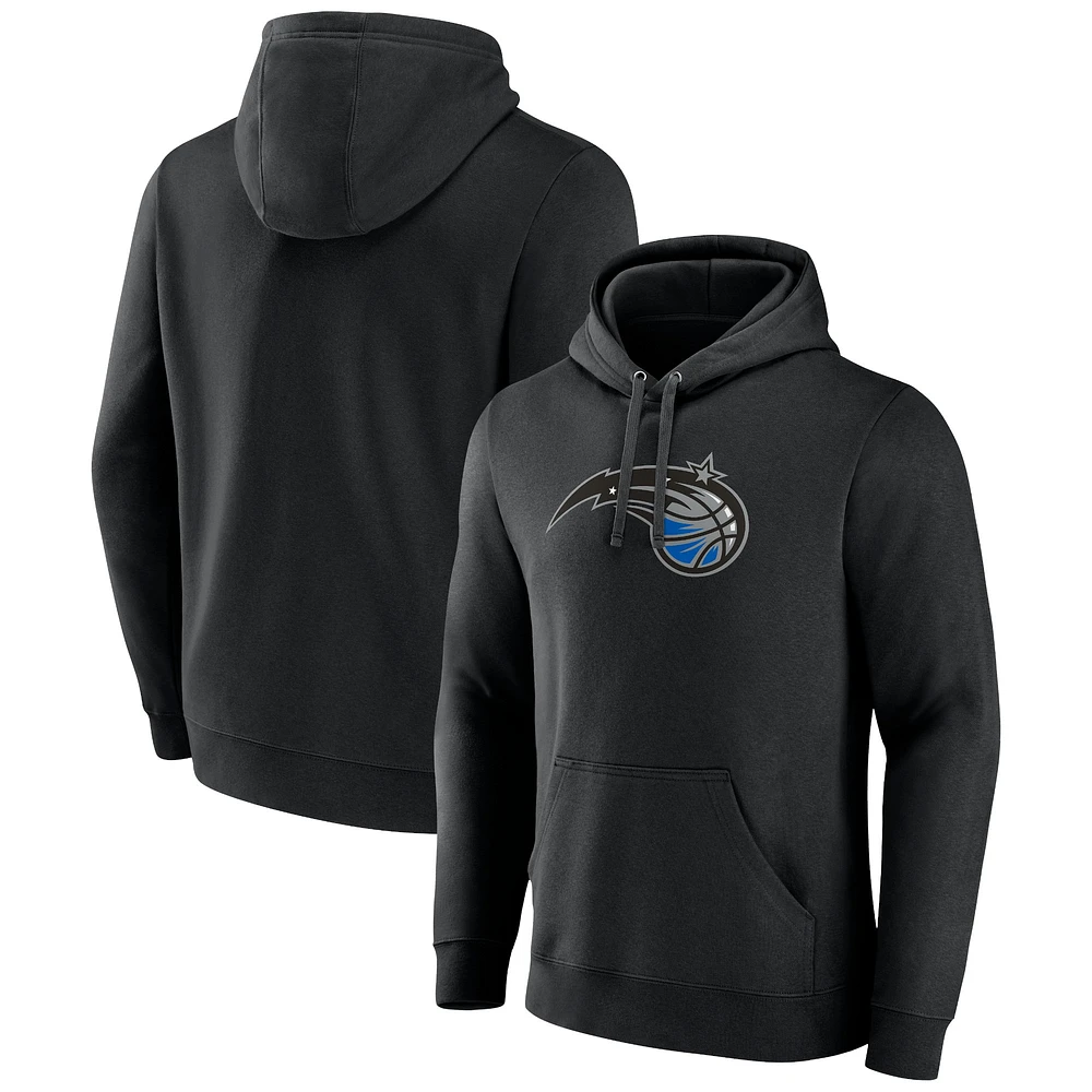 Sweat à capuche noir avec logo principal Orlando Magic Fanatics pour hommes