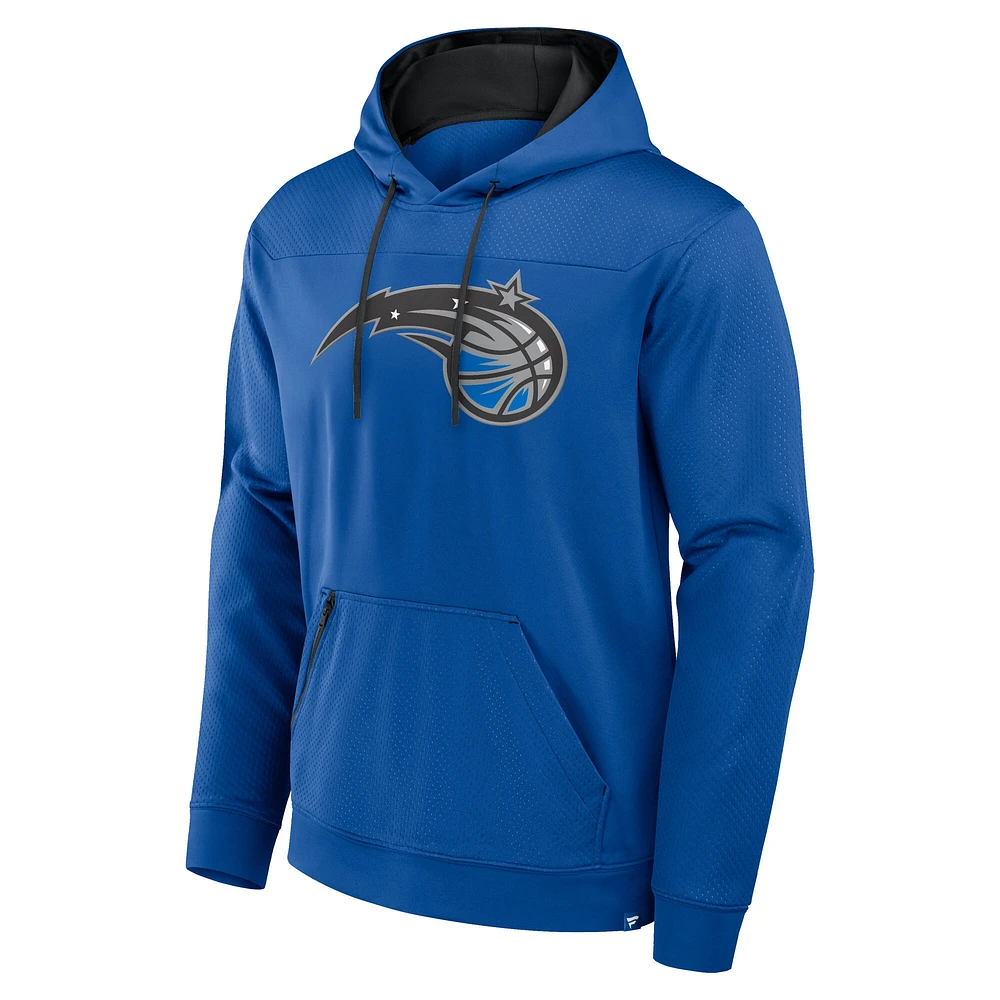 Men's Fanatics  Blue Orlando Magic Reserve Defender Pullover Hoodie