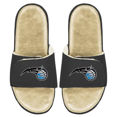 Orlando Magic ISlide Men's Faux Fur Slide Sandals - Black/Tan