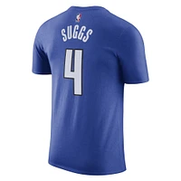 T-shirt Jordan Brand Jalen Suggs Orlando Magic 2022/23 Statement Edition pour homme avec nom et numéro bleu