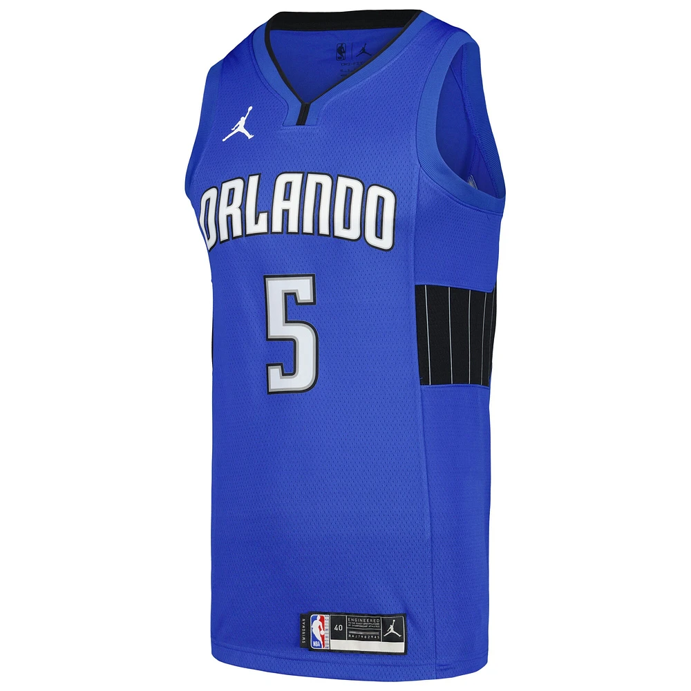 Maillot Jordan Brand Paolo Banchero Royal Orlando Magic Swingman pour hommes - Édition Statement