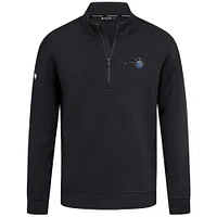 Men's Levelwear  Black Orlando Magic Accolade Cushion Quarter-Zip Pullover