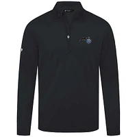 Men's Levelwear Black Orlando Magic Heron Quarter-Zip Top