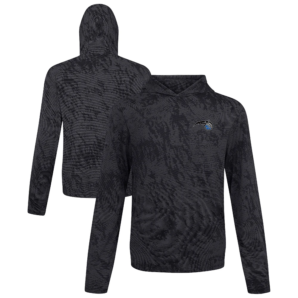 Sweat à capuche plateforme noir Orlando Magic Levelwear pour homme