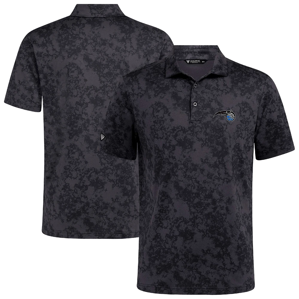 Men's Levelwear Black Orlando Magic Whisper Polo