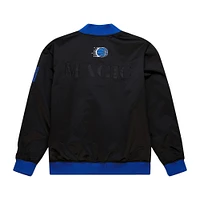 Veste en satin léger à boutons-pression pour homme Mitchell & Ness Orlando Magic Hardwood Classics Team OG 3.0 noire