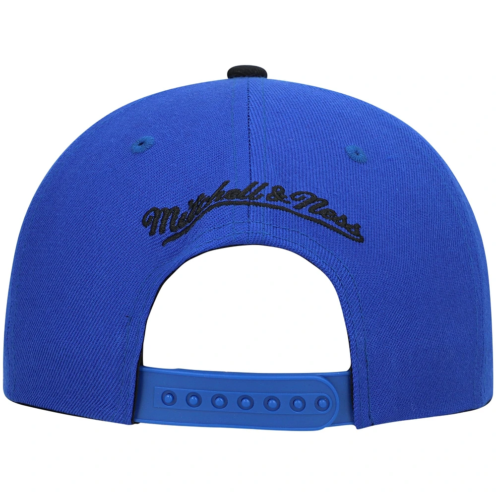 Men's Mitchell & Ness Blue/Black Orlando Magic Hardwood Classics Team Two-Tone 2.0 Snapback Hat