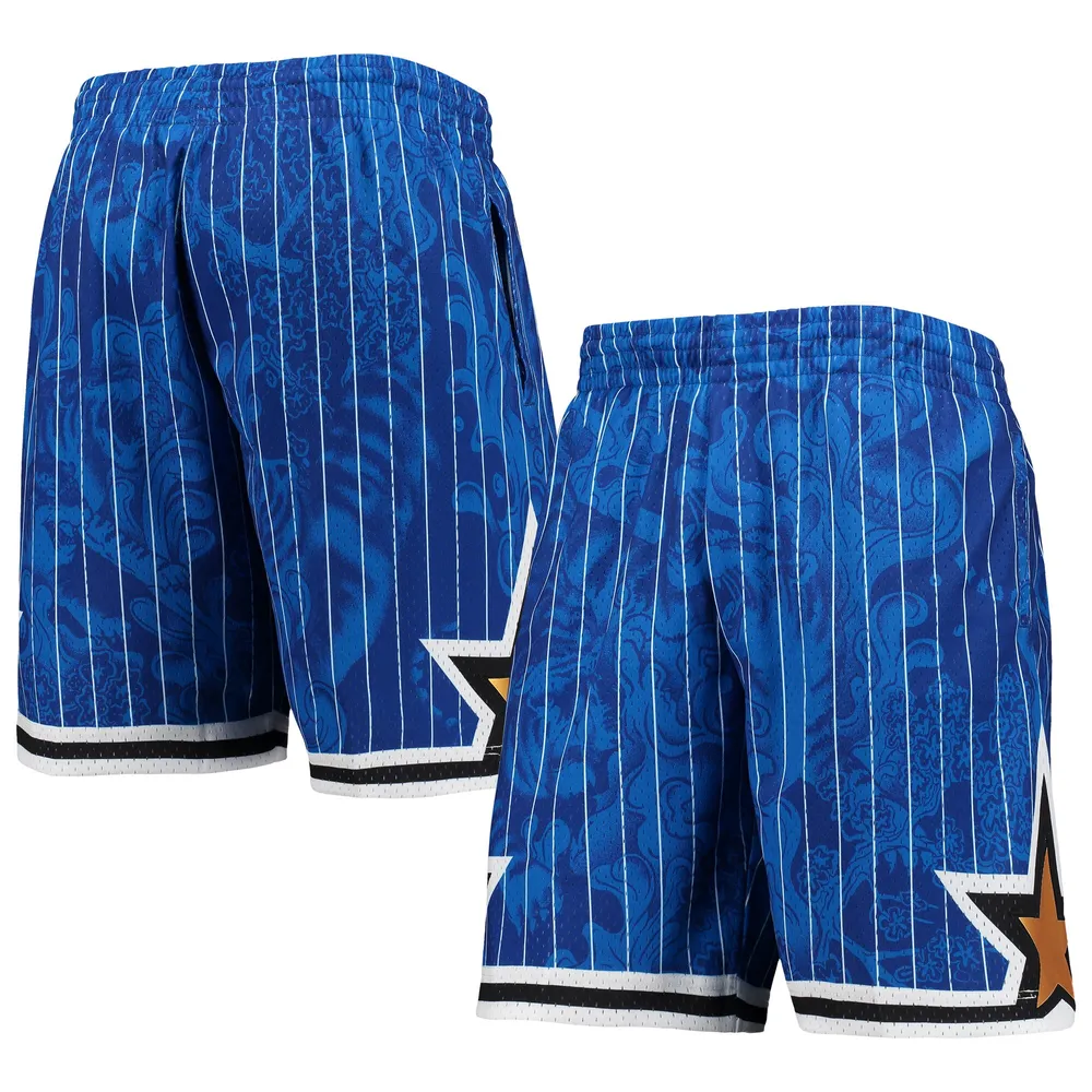 Men's Mitchell & Ness Black Orlando Magic Big Tall Hardwood Classics Jumbotron Shorts