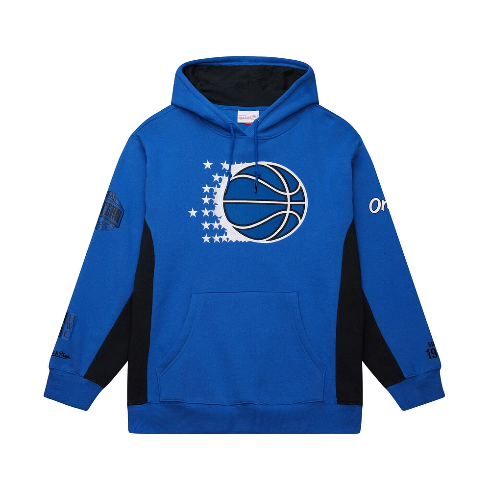 Sweat à capuche en polaire bleu Orlando Magic Hardwood Classics Team Origins de Mitchell & Ness pour homme