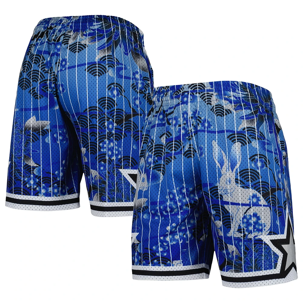 Mitchell & Ness pour homme Bleu Orlando Magic Lunar New Year Swingman Short