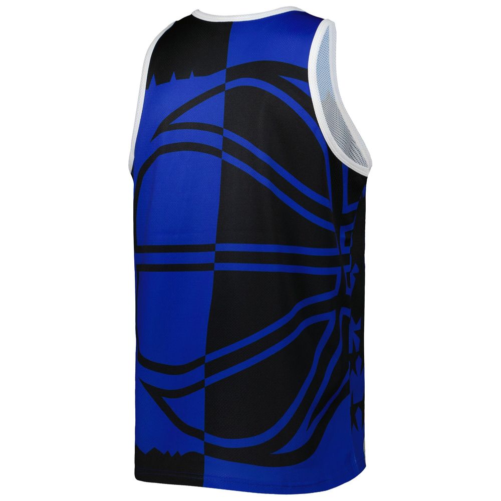 Men's Mitchell & Ness Grant Hill Blue/Black Orlando Magic Sublimated Player Tank Top