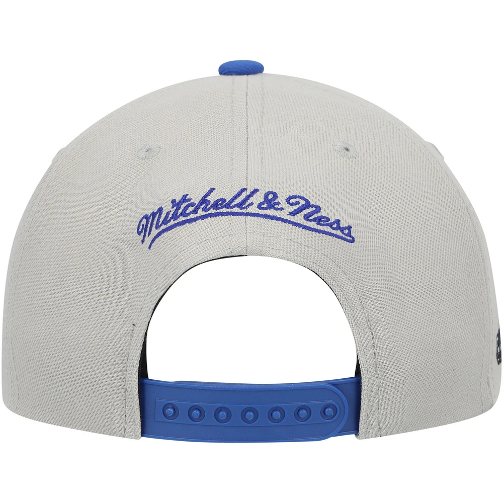 Casquette Snapback Orlando Magic Hardwood Classics Essentials 2.0 Mitchell & Ness pour homme, gris/bleu