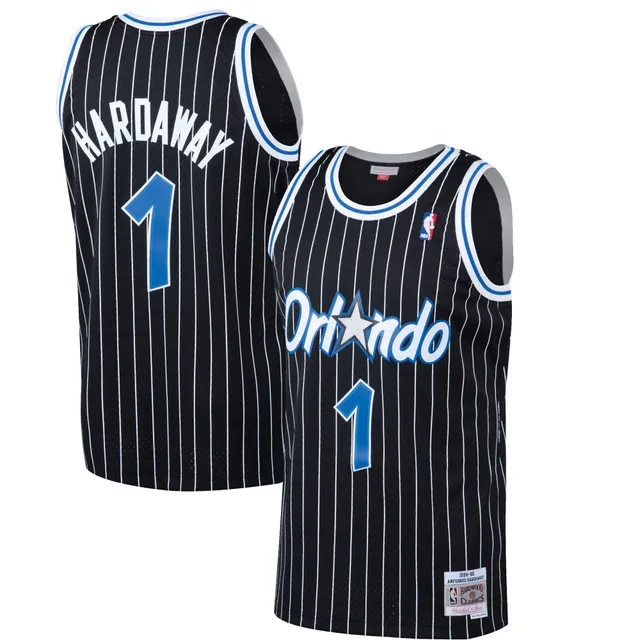 Men's Mitchell & Ness Penny Hardaway Gold Orlando Magic 75th Anniversary  1993-94 Hardwood Classics Swingman