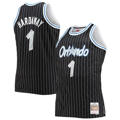 Maillot Swingman Diamond pour hommes Mitchell & Ness Penny Hardaway noir Orlando Magic Big Tall 1994/95 NBA 75th Anniversary