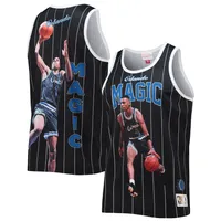 Débardeur noir pour hommes Mitchell & Ness Penny Hardaway Orlando Magic Hardwood Classics Player