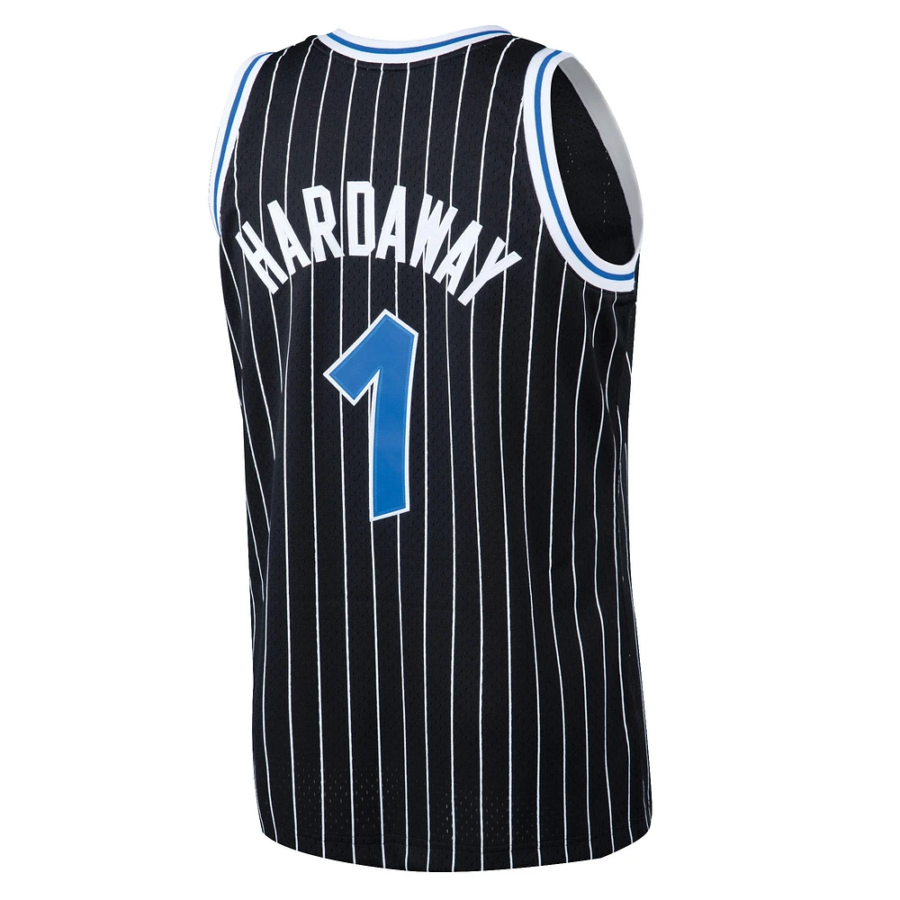 Men's Mitchell & Ness Penny Hardaway Black Orlando Magic Hardwood Classics Swingman Jersey