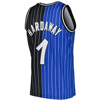 Maillot Swingman divisé Mitchell & Ness Penny Hardaway bleu/noir Orlando Magic Hardwood Classics 1994/95 pour hommes