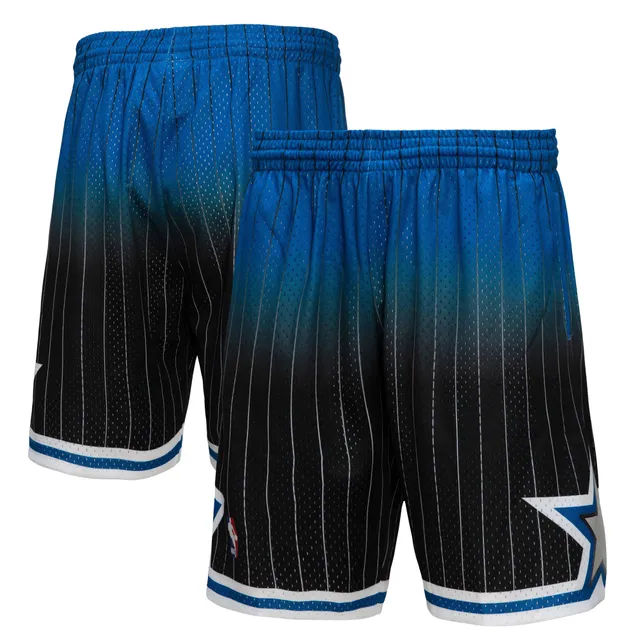 Youth Mitchell & Ness Black Orlando Magic Hardwood Classics Swingman Shorts