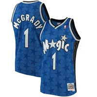 Maillot Swingman Mitchell & Ness Tracy McGrady Orlando Magic Hardwood Classics bleu pour hommes