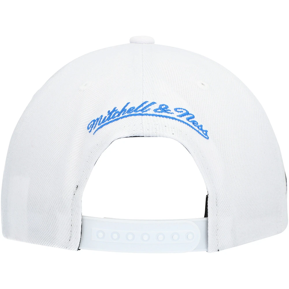 Casquette Snapback Orlando Magic Side Core 2.0 blanche Mitchell & Ness pour hommes