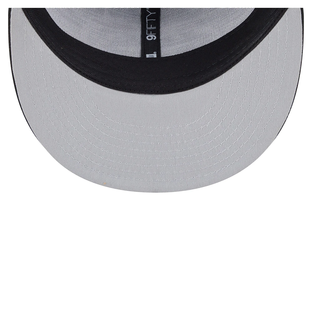 Men's New Era Black Orlando Magic 9FIFTY Snapback Trucker Hat
