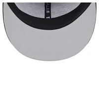 Men's New Era Black Orlando Magic 9FIFTY Snapback Trucker Hat