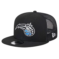 Men's New Era Black Orlando Magic Meshback 9FIFTY Snapback Hat