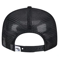 Men's New Era Black Orlando Magic Meshback 9FIFTY Snapback Hat