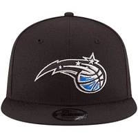 Casquette Snapback 9FIFTY couleur officielle de l'équipe Orlando Magic New Era noire pour homme