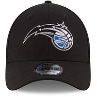 Casquette ajustable 9FORTY pour homme, couleur officielle de l'équipe Orlando Magic, noire New Era